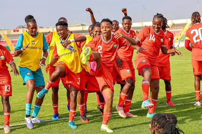 African women football players competing in WAFCON 2026 tournament.