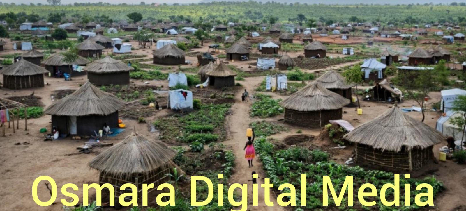 Businesses and trading activities growing around Bidi Bidi refugee settlement in Yumbe District, Uganda.