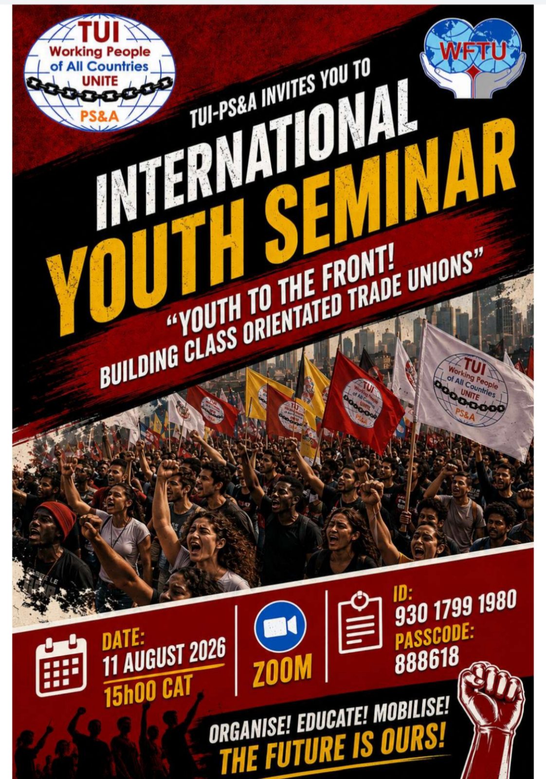 International Youth Seminar to Focus on Strengthening Youth Leadership in Trade Unions