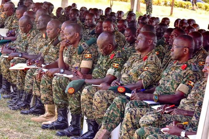 UPDF soldiers during a peacekeeping operation representing Uganda's growing international security role.