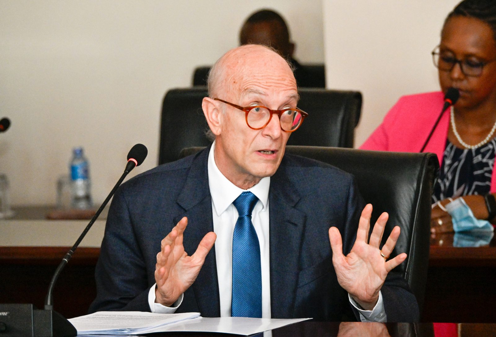 President Yoweri Museveni meets Italian Ambassador Mauro Massoni at State House to discuss cooperation in coffee, trade, investment and infrastructure.