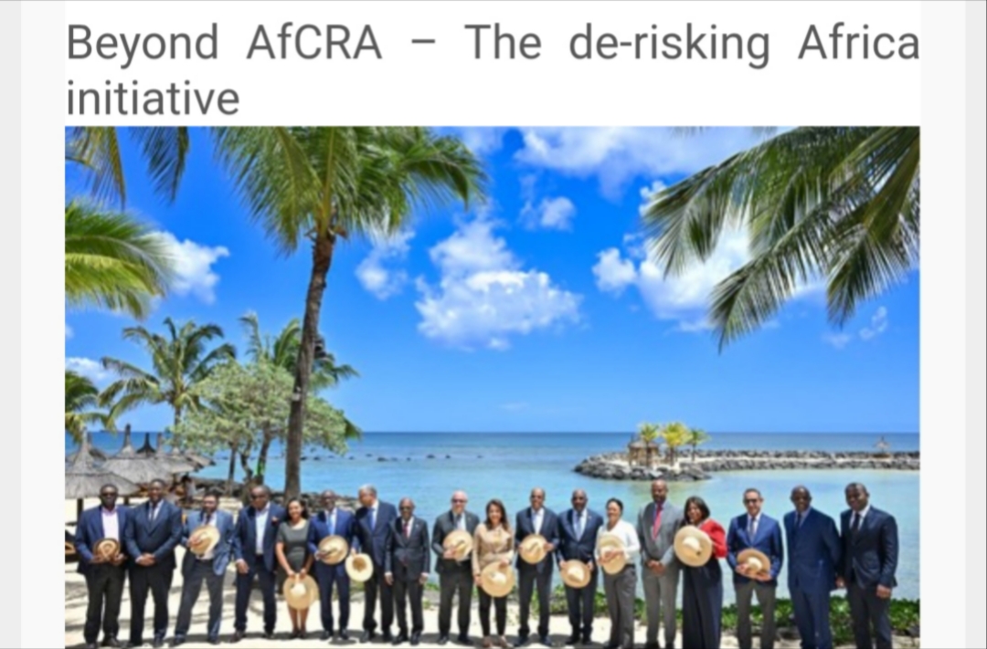 African Union Commission Chairperson Mahmoud Ali Youssouf chairs a high-level roundtable on Africa's de-risking agenda in Mauritius.